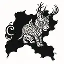 I would like a tatoo about m'y love for wild, tree, animales but also Who shows m'y personnalité: shiny, smiley, crazy tattoo design idea