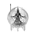 dark souls tattoo design idea