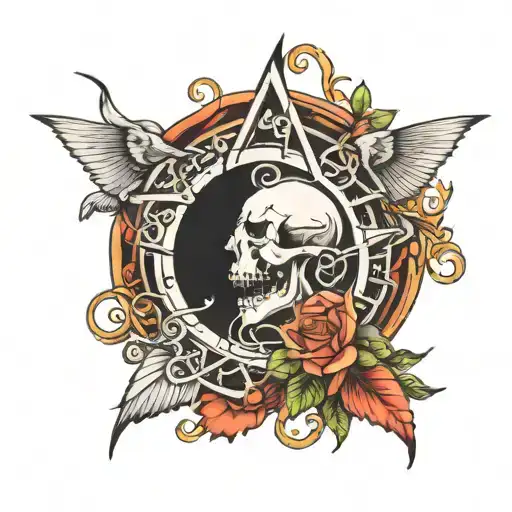 quantum entanglement tattoo design idea