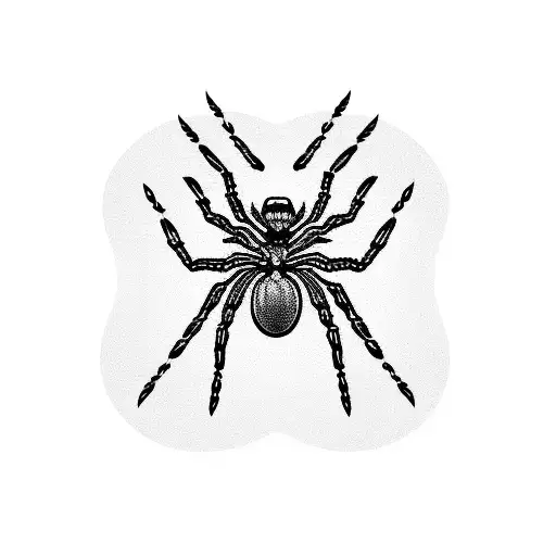 Tattoo Spider Drawing Free Clipart Hq Clipart, HD Png Download ,  Transparent Png Image - PNGitem