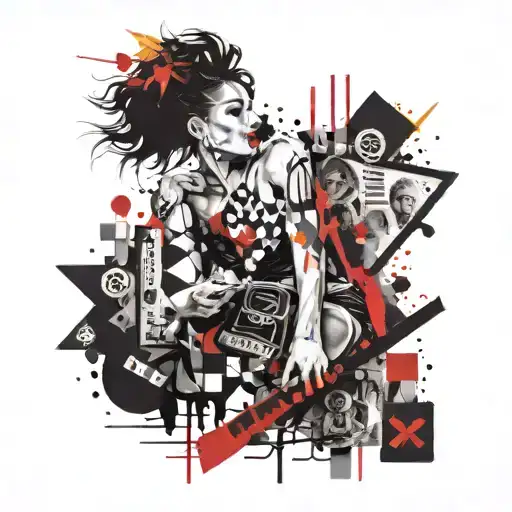 broadway, theater, acting tattoo design idea