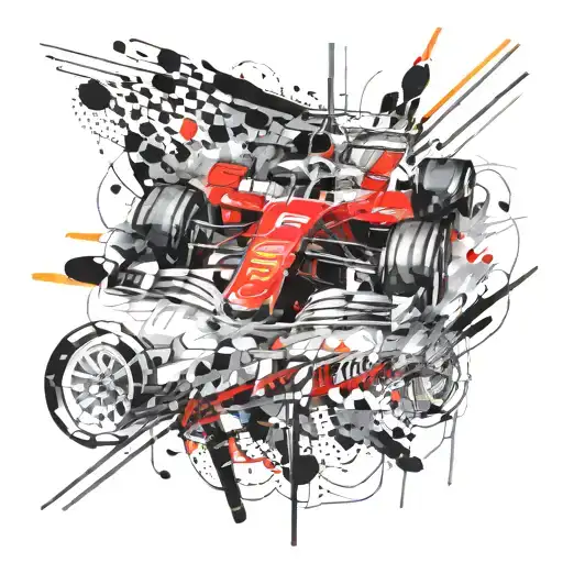 formula one, broadway, swimming  tattoo design idea