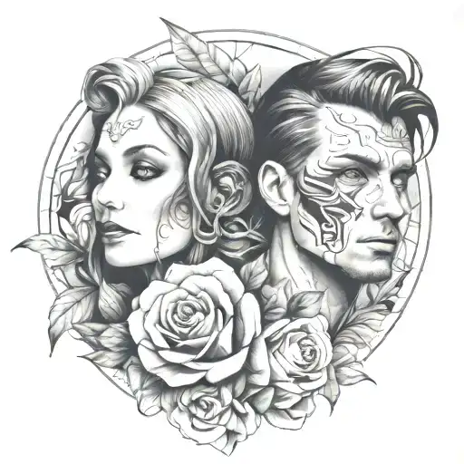 carol and Ben tattoo design idea