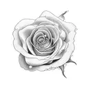 cosmo, rose , violets and morning glory flower tattoo tattoo design idea