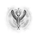 caduceus tattoo design idea