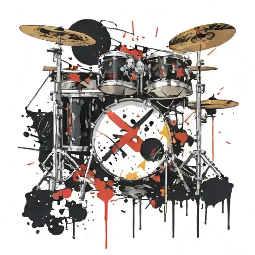 Joey, drummer from Sleep Note Surrounded tattoo design idea