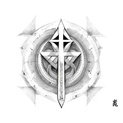 ankh symbol  tattoo design idea