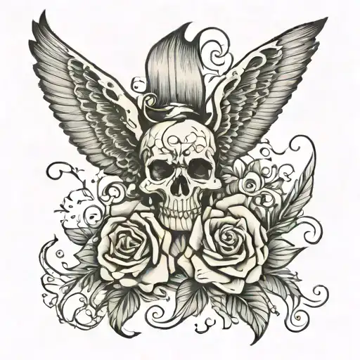 And whoever is afraid has never lived, and I live by smoke   tattoo design idea