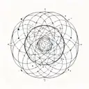 quantum particle entanglement tattoo design idea