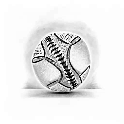 Rugby ball tattoo design idea