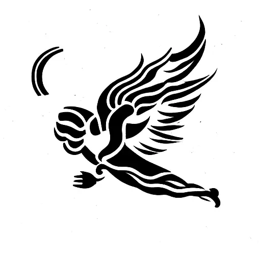 Icarus tattoo design idea