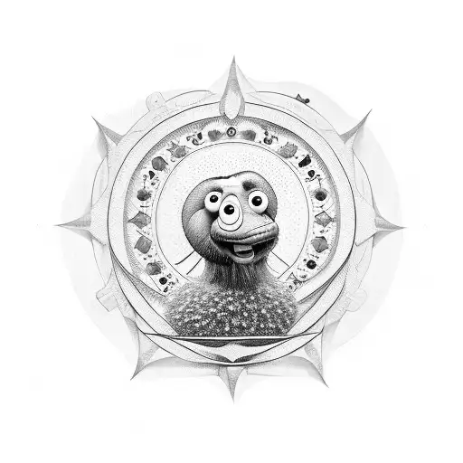 Wallace and grommit style dodo tattoo design idea