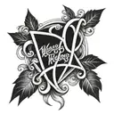 logotype handwriting tattoo Marcelo Kalunga tattoo design idea