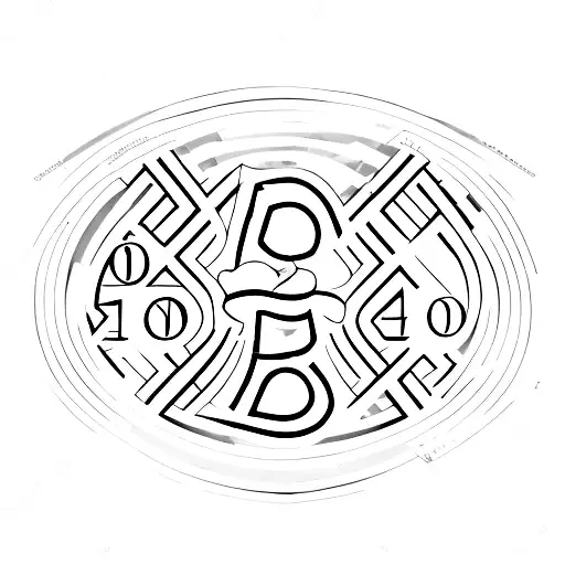 50th birthday 1974 tattoo design idea