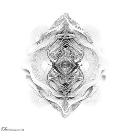 Abstract design inspired by the curves and beauty of sexy Latina women tattoo design idea