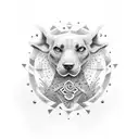 50th birthday  tattoo design idea