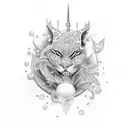 50th birthday  tattoo design idea