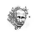 putin tattoo design idea