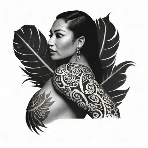 - Style: polynesian black - Location: hand + whole arm / buttocks / lower back (pillar) - Inclusions: * growth * pe tattoo design idea