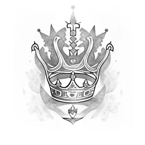 Queen's Crown tattoo design idea