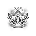 Queen's Crown tattoo design idea