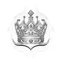Queen's Crown tattoo design idea