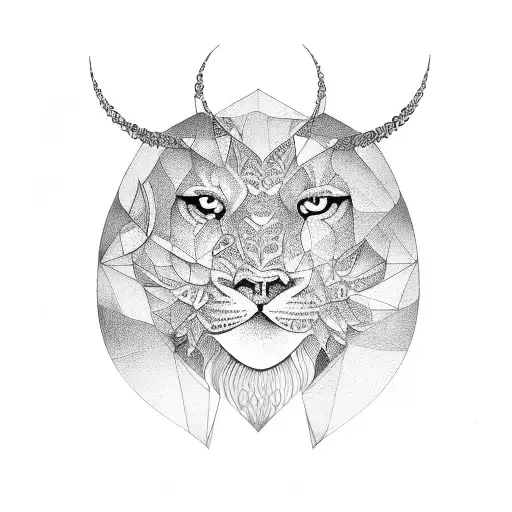 Unique design using the names Layla and Leo in farsi tattoo design idea