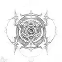Fullmetal alchemist, transmutation circle tattoo design idea