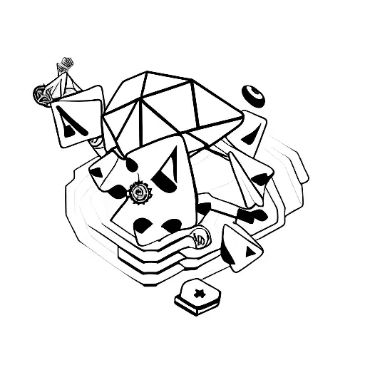 the game was rigged from the start tattoo design idea