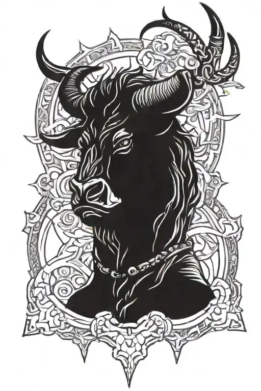 Minotaur tattoo design idea