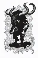 Minotaur tattoo design idea
