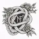 NF lyrics intertwined tattoo design idea