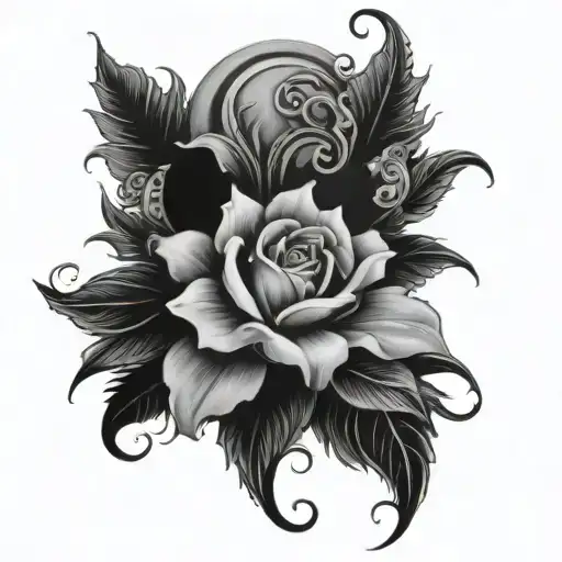 blessed by God tattoo design idea
