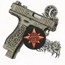 glock 17 tattoo design idea