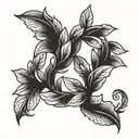 laurel wreath tattoo design idea