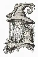 Gandalf tattoo design idea