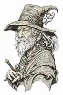Gandalf tattoo design idea