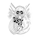 time g59 tattoo design idea