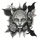 Shomér in mi-llailah tattoo design idea