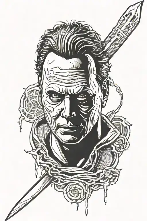 Michael Myers Forearm Tattoo tattoo design idea