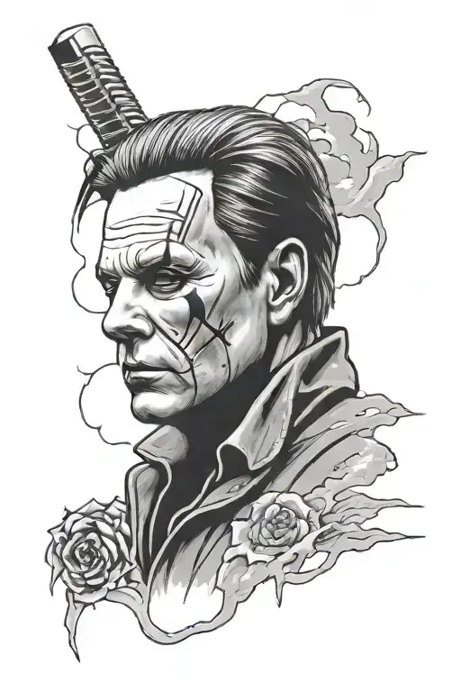 Michael Myers  tattoo design idea