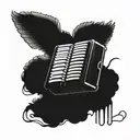 accordion tattoo design idea