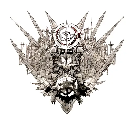 the wrong side of Heaven and the righteous side of hell   tattoo design idea