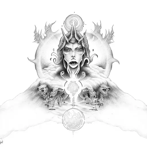 I'm on the wrong side of Heaven and the righteous side of hell   tattoo design idea