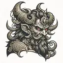 Ravana tattoo design idea