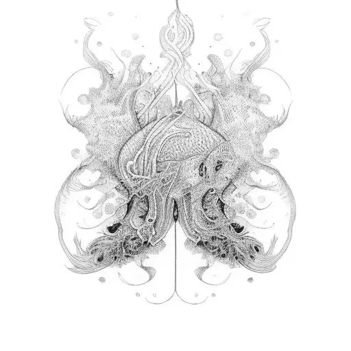 kidney  tattoo design idea