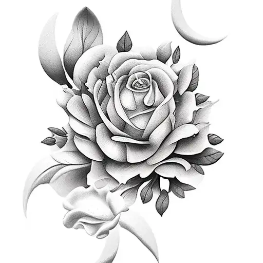 flores de fondo tattoo design idea