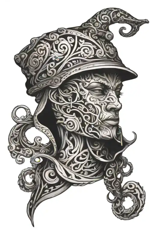 Hood tattoo design idea