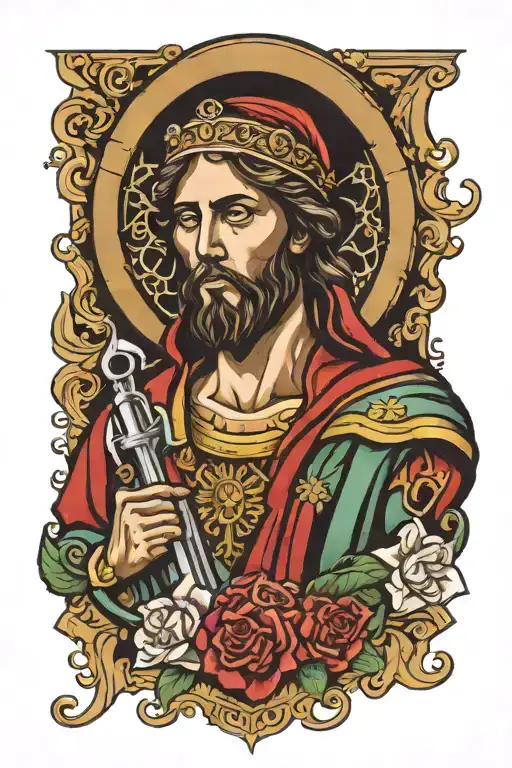 san judas Saint Jude tattoo design idea