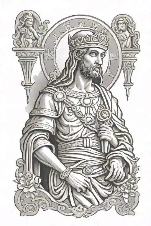 San Judas Tadeo tattoo design idea